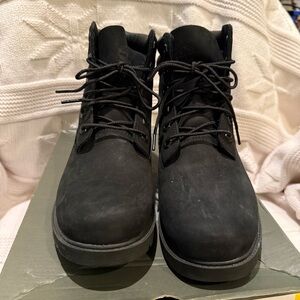 Timberland Women's Linden Woods Black Nubuck, Waterproof, 8.5M